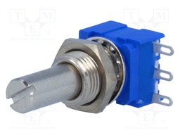 Potentiometer: shaft; 1kΩ; ±20%; 500mW; linear; 6.35mm; on panel