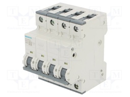 Circuit breaker; 230/400VAC; Inom: 32A; Poles: 4; DIN; Charact: C