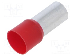 Tip: bootlace ferrule; insulated; copper; 95mm2; 25mm; tinned