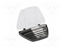 Kit: screw extractor; 6pcs.