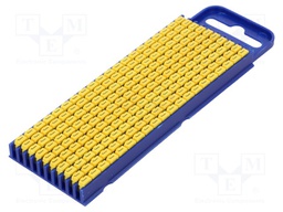 Markers for cables and wires; Label symbol: J; 2.8÷3.8mm; yellow