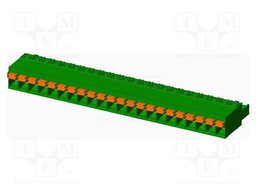 Connector: pluggable terminal block; plug; female; straight; 12A