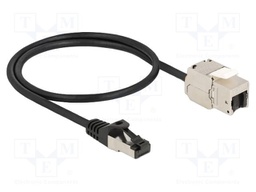 Extender Ethernet; S/FTP; Cat: 6a; RJ45 socket,RJ45 plug; 0.5m