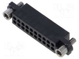 Connector Housing, Datamate J-Tek M80 Series, Receptacle, 20 Ways, 2 mm