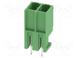 PCB headers, nominal cross section: 4 mm?, color: green, nom