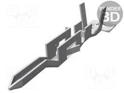 Contact; male; 300÷800um2; VAL-U-LOK; tinned; crimped; for cable