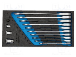 Wrench-set; rattle,combination spanner