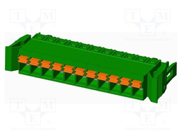 Connector: pluggable terminal block; plug; female; straight; 12A