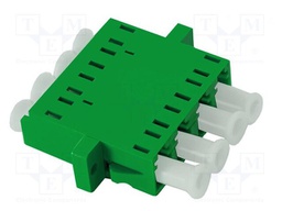 Transition: adapter; LC/APC,both sides; Connector colour: green
