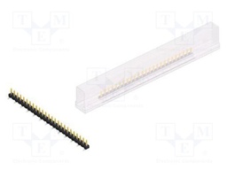Connector: pin strips; pin header; male; PIN: 25; 2.54mm; SMT; 1x25