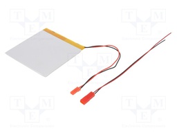 Re-battery: Li-Po; 3.7V; 2200mAh; cables; 3.3x85x86.5mm