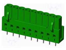 Connector: pluggable terminal block; socket; female; straight