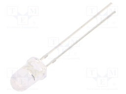 CRLED; 5mm; yellow; 14400mcd; 15°; Front: convex; Pitch: 2.54mm