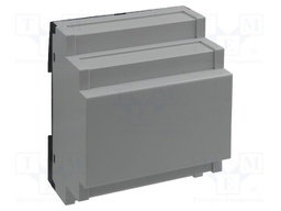 Enclosure: for DIN rail mounting; Y: 90mm; X: 70mm; Z: 60mm; grey