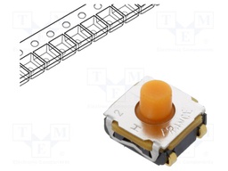 Microswitch TACT; SPST-NO; Pos: 2; 0.01A/32VDC; SMT; none; 1.7N