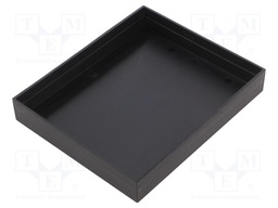 Enclosure: designed for potting; X: 102mm; Y: 122mm; Z: 18.5mm; ABS