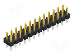 Connector: pin strips; pin header; male; PIN: 26; 2.54mm; THT; 2x13