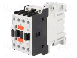 Contactor: 3-pole; NO x3; Auxiliary contacts: NO; 220VDC; 12A; DIN