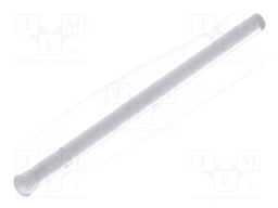 Fiber for LED; Ø3.2mm; L: 45.8mm; round; Front: convex; straight