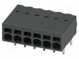 PCB terminal block, nominal current: 6 A, rated voltage (III