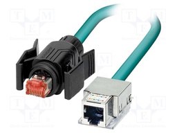 Patch cord; S/FTP; Cat 6; RJ45 socket,RJ45 plug; stranded; Cu; 5m
