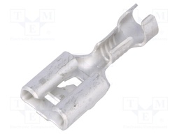 Terminal: flat; 6.3mm; 0.8mm; female; 0.8÷2mm2; crimped; for cable