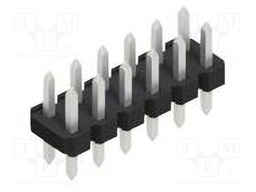 Connector: pin strips; pin header; male; PIN: 12; 2.54mm; THT; 2x6