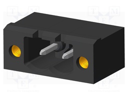 Connector: pluggable terminal block; socket; male; on PCBs