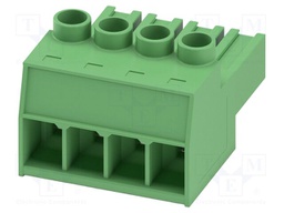 PCB connector, nominal cross section: 6 mm2, color: green, n