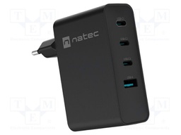 Power supply: switching; plug-in; 5÷20VDC; 5A; 100W; 94x86x35mm