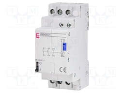 Contactor: 3-pole installation; 20A; 24VAC; NC + NO x2; RBS