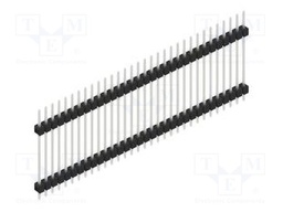Connector: pin strips; pin header; male; PIN: 32; 2.54mm; THT; 1x32