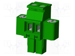 Connector: pluggable terminal block; plug; female; angled 90°