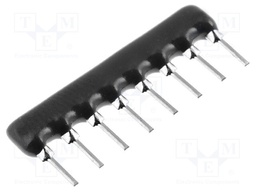 Resistor network: Y; 1.5kΩ; No.of resistors: 4; THT; 0.125W; ±2%