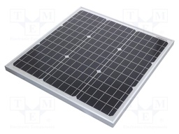 Photovoltaic cell; monocrystalline silicon; 540x510x25mm; 40W