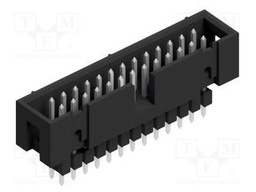 Connector: pin strips; pin header; male; PIN: 26; 2.54mm; THT; 2x13