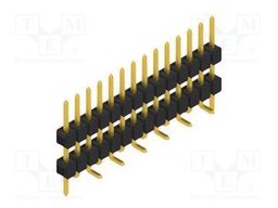 Connector: pin strips; pin header; male; PIN: 14; 2.54mm; SMT; 1x14