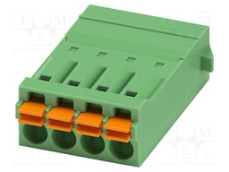 PCB connector, nominal cross section: 1.5 mm2, color: green,
