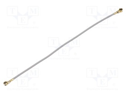 Cable: coaxial; U.FL,both sides; female; angled 90°; female; 0.1m