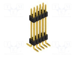 Connector: pin strips; pin header; male; PIN: 10; 1.27mm; SMT; 2x5