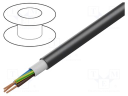 Wire; BiT 1000 H Power; 3G2.5mm2; unshielded; PVC; black; 600V,1kV