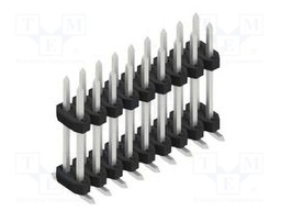 Connector: pin strips; pin header; male; PIN: 18; 2mm; SMT; 2x9; 100V
