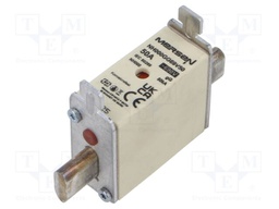 Fuse: fuse; gG; 50A; 690VAC; 250VDC; ceramic,industrial; NH000