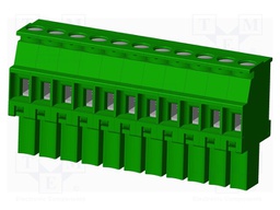 Connector: pluggable terminal block; plug; female; angled 90°