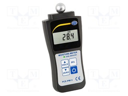 Hygrometer; LCD; Temp: max.50°C; 165x26x72mm