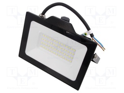 Lamp: LED flood light; 230VAC; 50W; 6400K; CRImin: 80; 5000lm