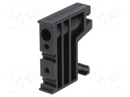 Holder; Application: ZUG; black; Width: 10mm; polyamide; TS35