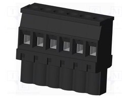 Connector: pluggable terminal block; plug; female; angled 90°