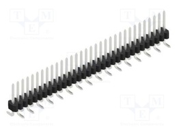 Connector: pin strips; pin header; male; PIN: 32; 1.27mm; SMT; 1x32