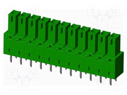 Connector: pluggable terminal block; socket; female; straight